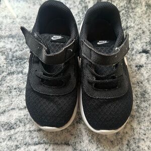 Velcro Black Nike Sneakers Size 8C